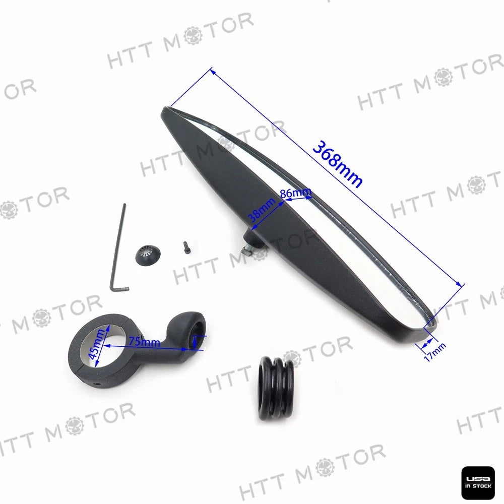1.75" Rear View High Impact Mirror for Polaris RZR XP 1000 900 800 570 (2014–2023)