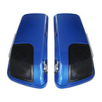 Hard Saddlebags Speaker Lids for Harley Touring (2014–Present) Electric Blue