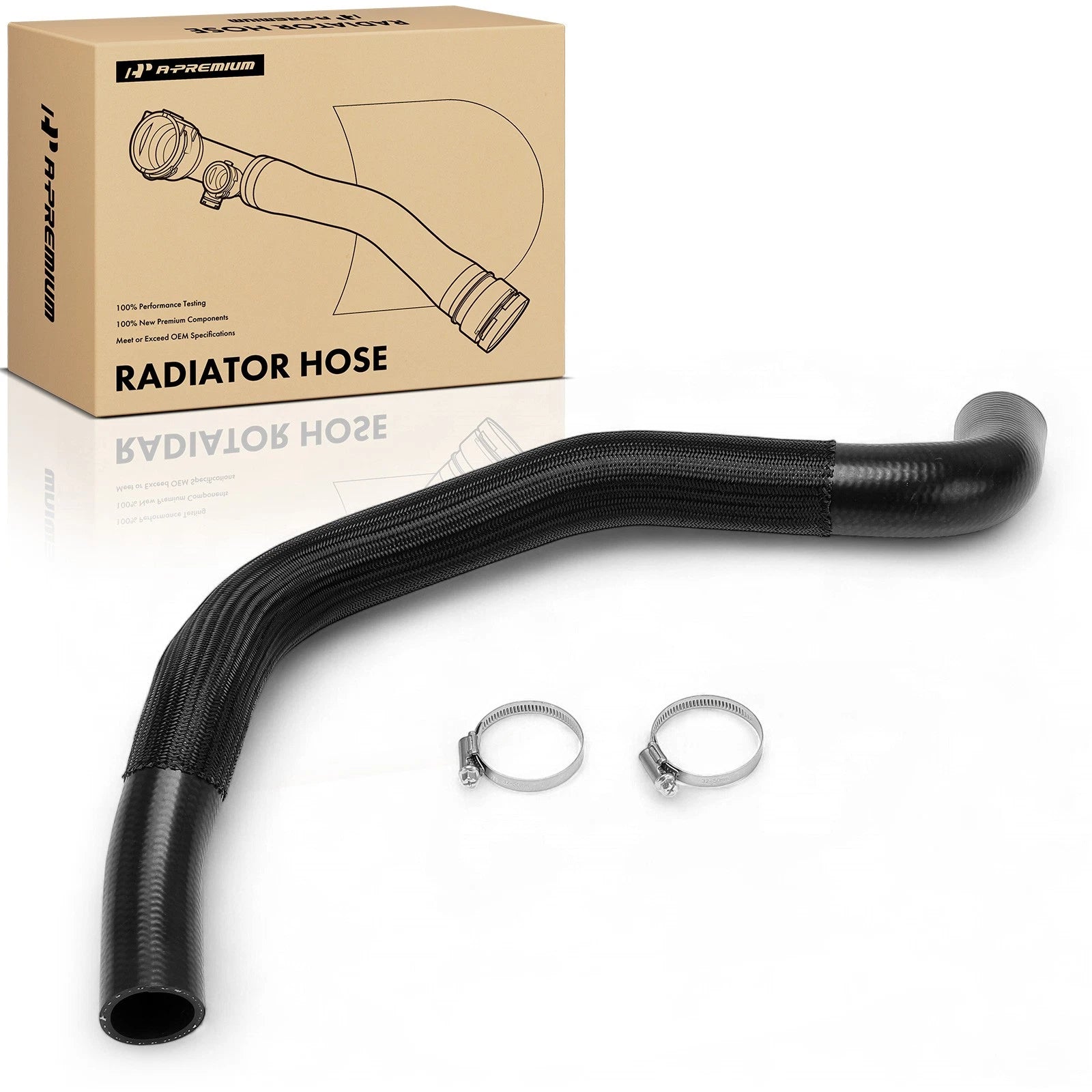 Lower Radiator Coolant Hose Tube with Clamp for Ford Edge Lincoln MKX (2007–2018)