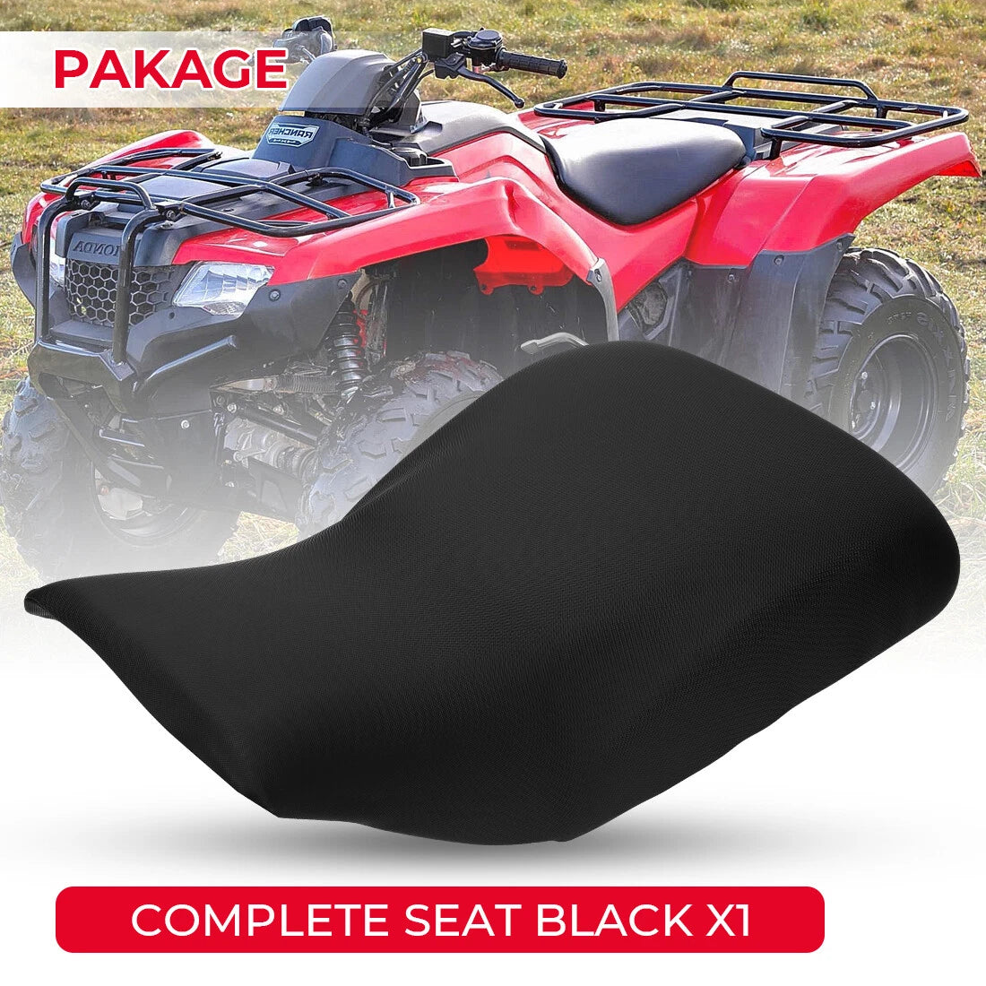Complete Seat for Honda TRX350 FE FM TE TM Rancher 350 (2000–2003) #77100-HN5-670