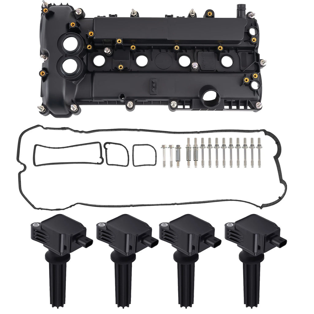Engine Valve Cover + Coils for Ford Edge Fusion Taurus 2.0L (2012–2020) LR056035