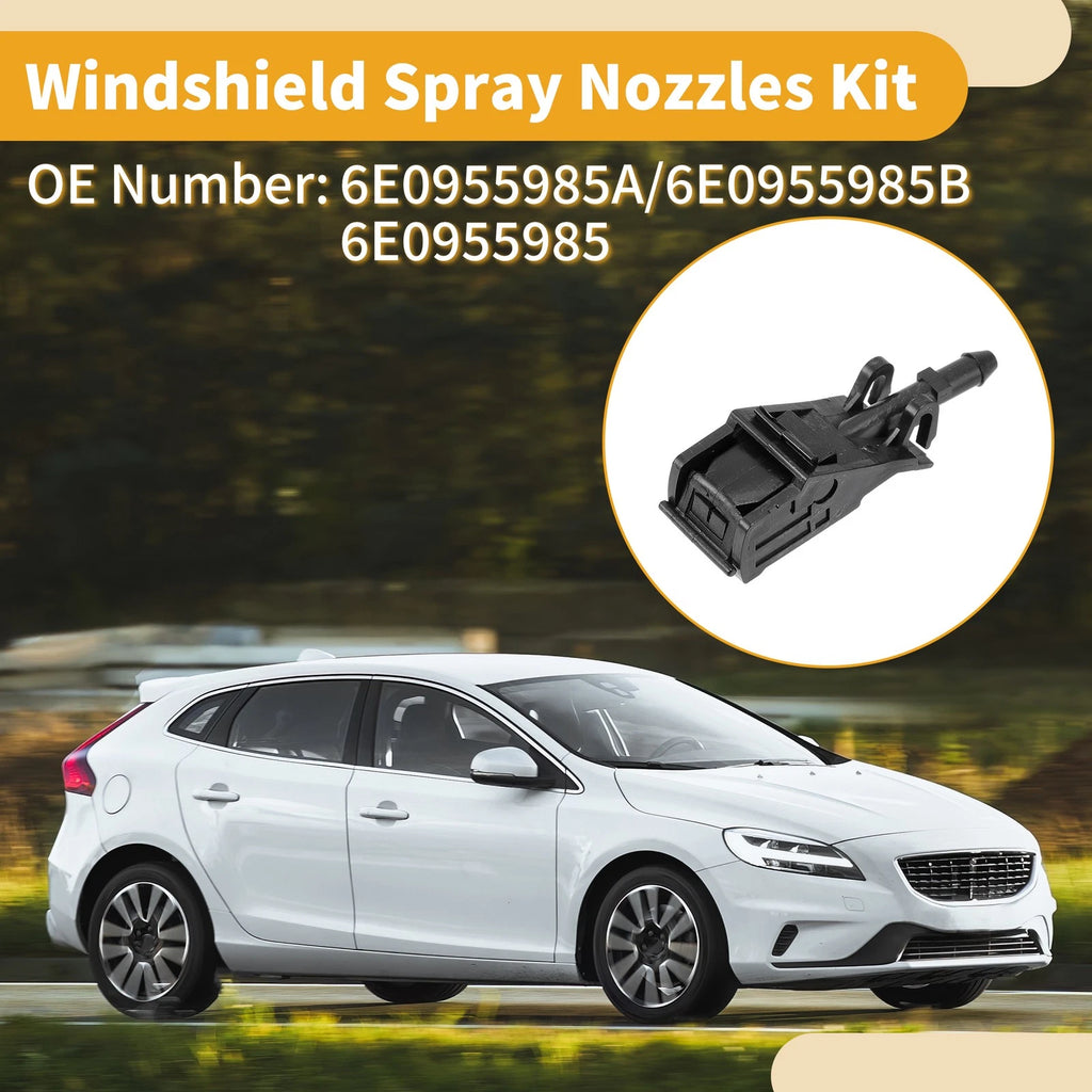 Windshield Washer Nozzle Kit for Volkswagen Polo Hatchback (1994–2002) No. 6E0955985A