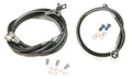 Streamline Steel Braided Brake Lines for TRX400EX TRX400X (Smoke, +1" Front, +14" Rear)