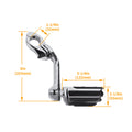 Long Highway Foot Pegs for Harley Touring Road King Street Glide (1-1/4" Bars)