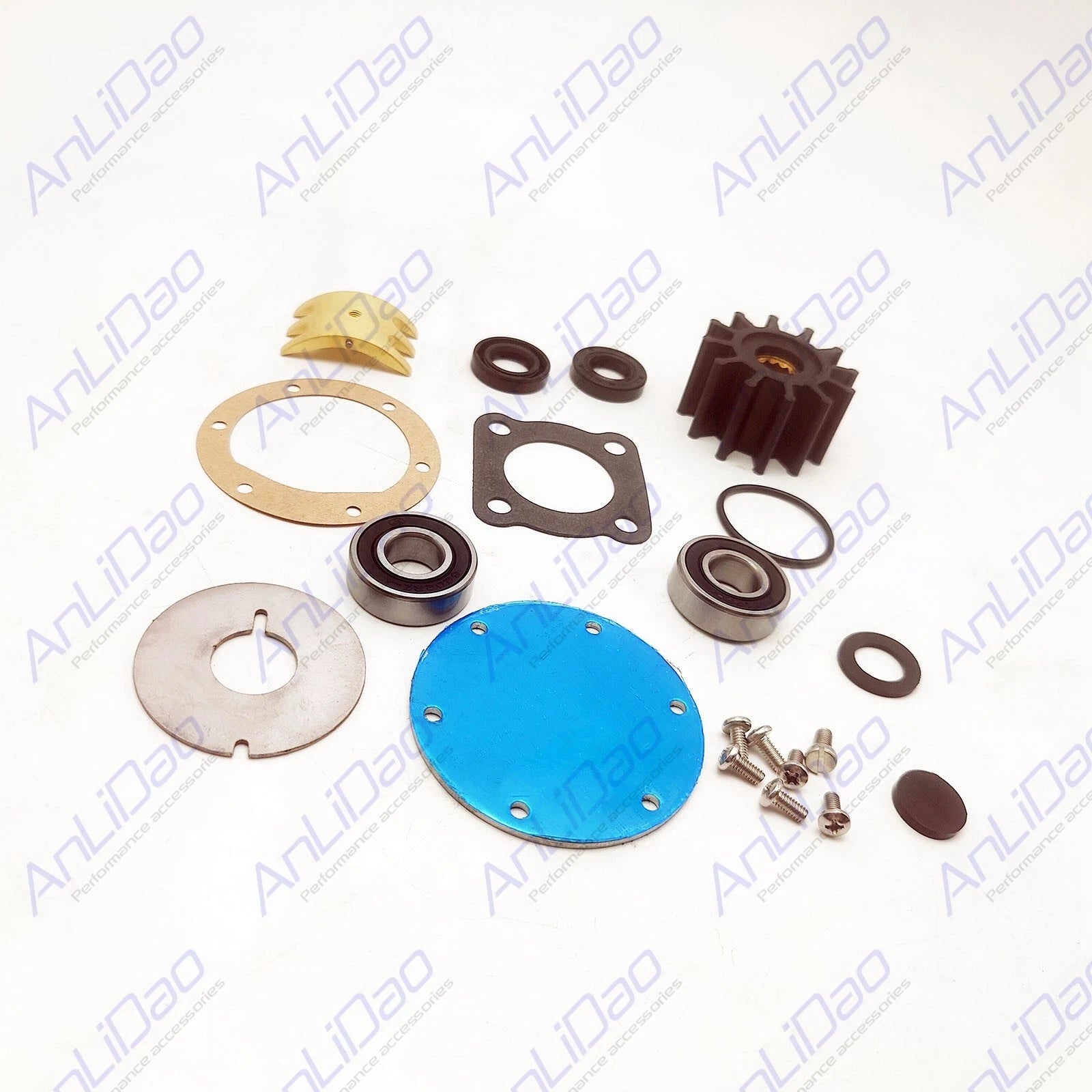 Jabsco Pump Impeller Gasket Seals Bearings Plates Repair Kit 5850-0001 for Jabsco