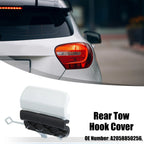 Rear Bumper Tow Hook Eye Hole Cover for Mercedes-Benz W205 (2015–2020) White 703820371915