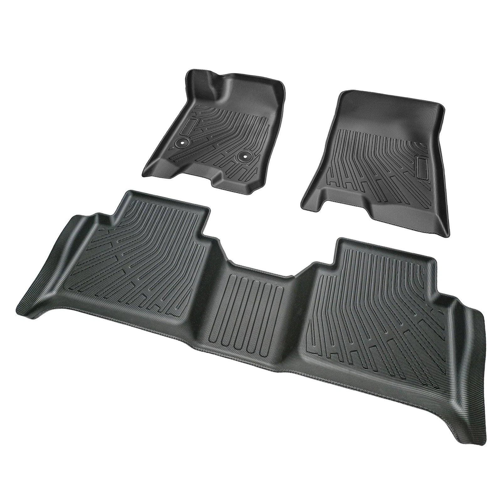 3PCS TPE Waterproof Floor Mats for Chevy Colorado GMC Canyon (2023–2026)