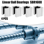 Set of 4 SBR16UU Linear Ball Bearings for Cars (16mm ID x 45mm OD x 33mm)