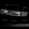 Bumper Signal Light for GMC Sierra/Yukon (1999–2006) Black Housing Crystal Clear