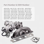 Turbo Charger for Audi A4 A5 VW 2.0 TFSI (2009–2012) 06H145702G 06H145702L