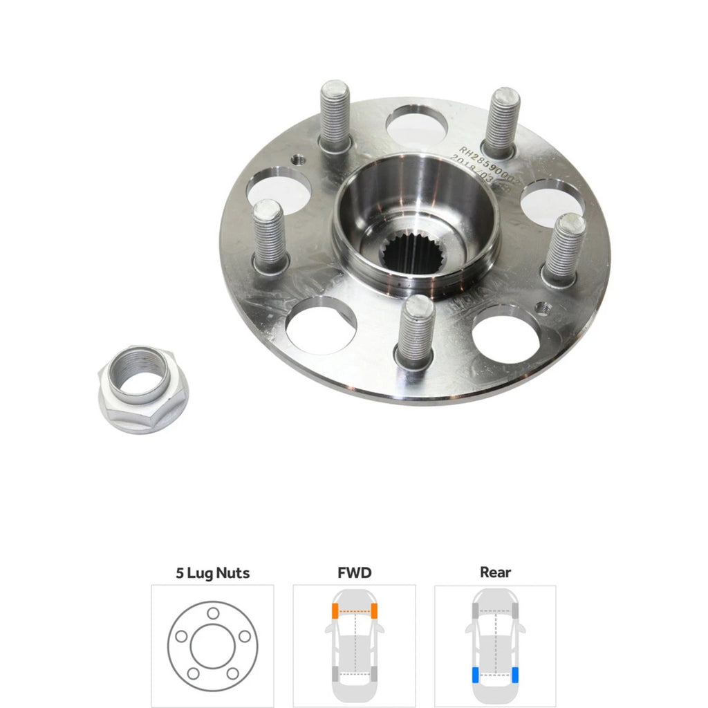 Wheel Hubs for Honda CR-V (2002–2006) 4WD