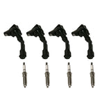 Set of 4 Ignition Coils & Spark Plugs for Ford Escape (2017-2019)