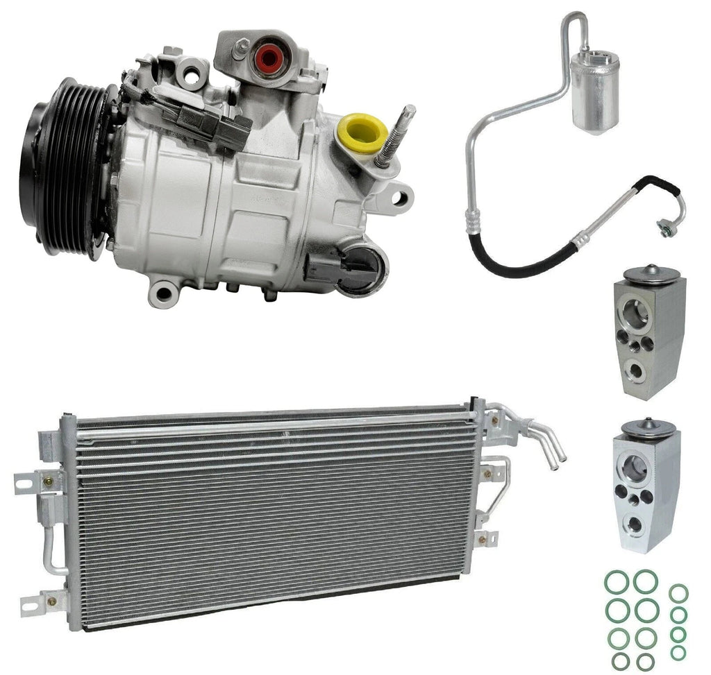 AC Compressor Kit With Condenser for Ford Police Interceptor 3.5L (2018)