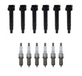 Set of 6 Ignition Coils & 6 Platinum TT Spark Plugs for Toyota L4 V6