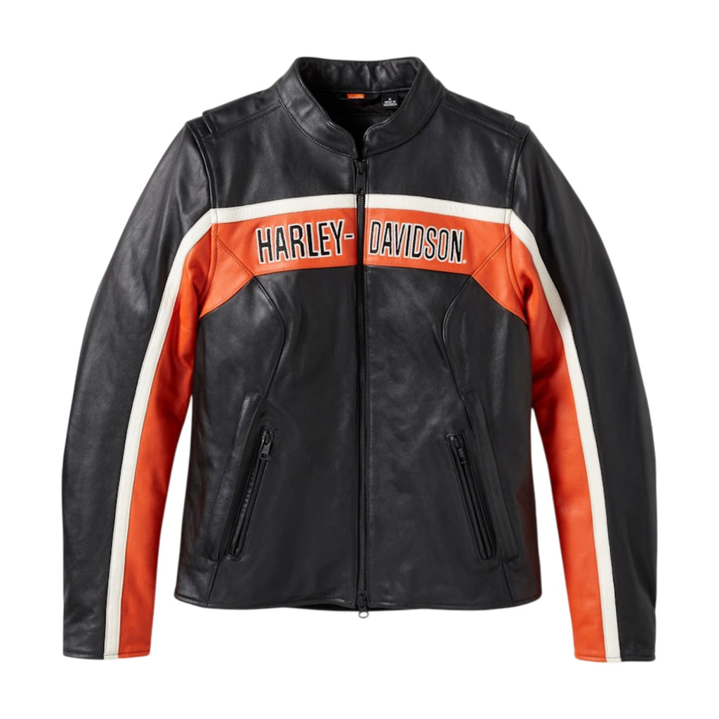 H-D Trenton Leather Riding Jacket for Harley-Davidson (Women’s, Size XS)