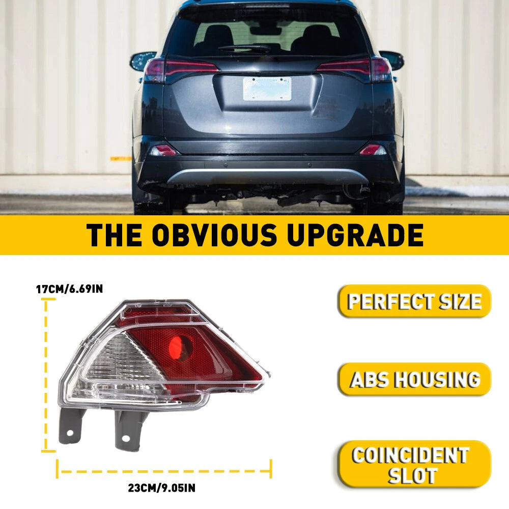 Rear Bumper Reflector for Toyota RAV4 (2016–2018)