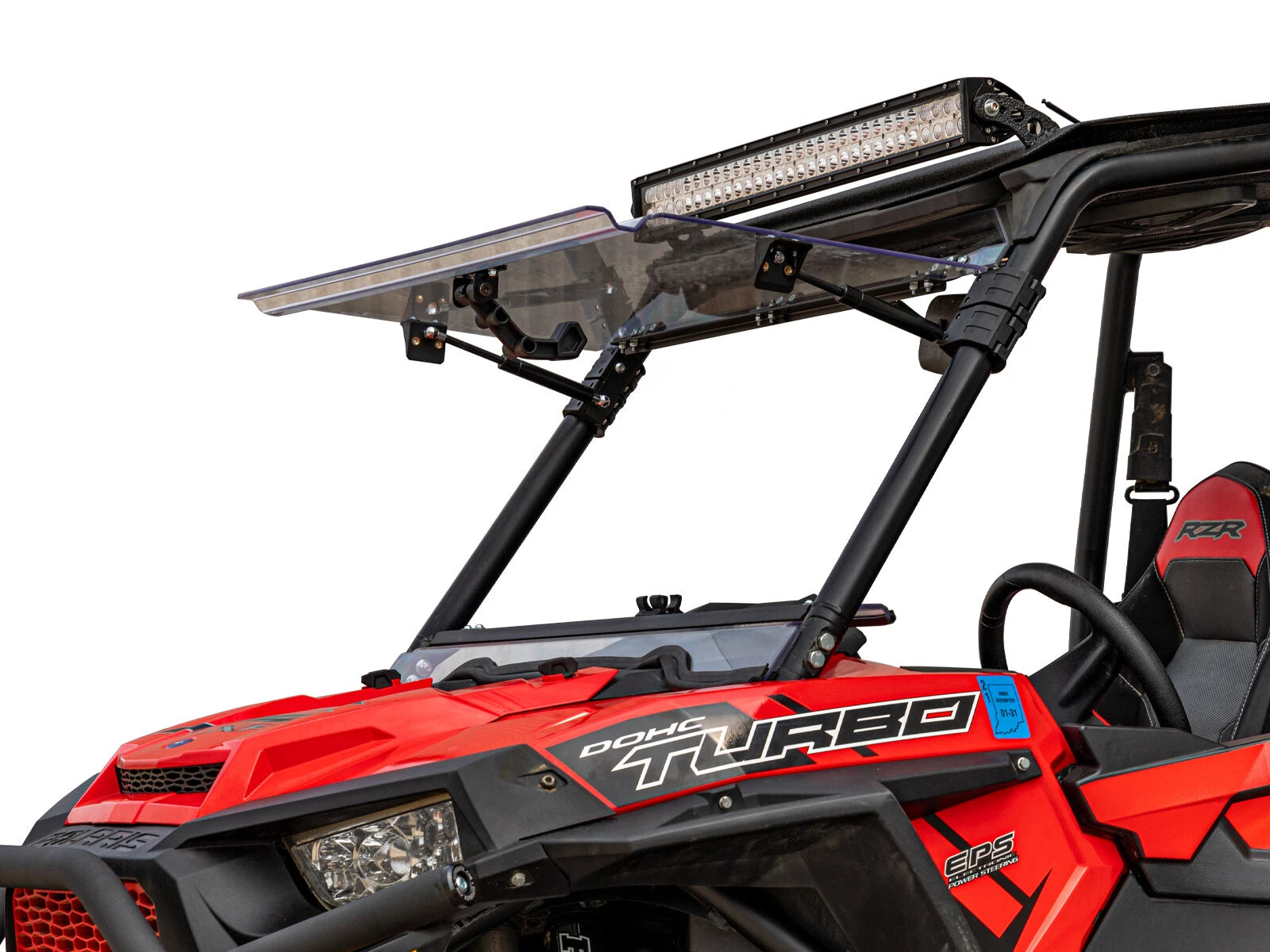 Scratch Resistant Flip Windshield for Polaris RZR XP Turbo (2016–2018)
