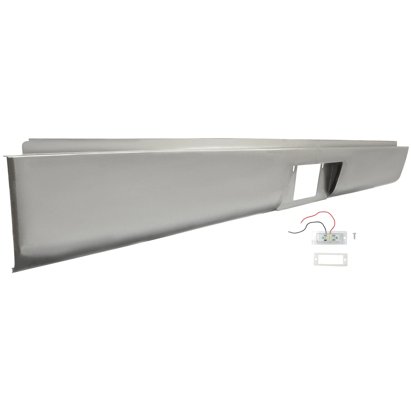 Steel Roll Pan License Plate Holder for Dodge D100 D150 D250 (1972–1993)