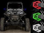 Assault Industries LED Lighted Convex Side Mirrors for B2C (No Clamp Mount)