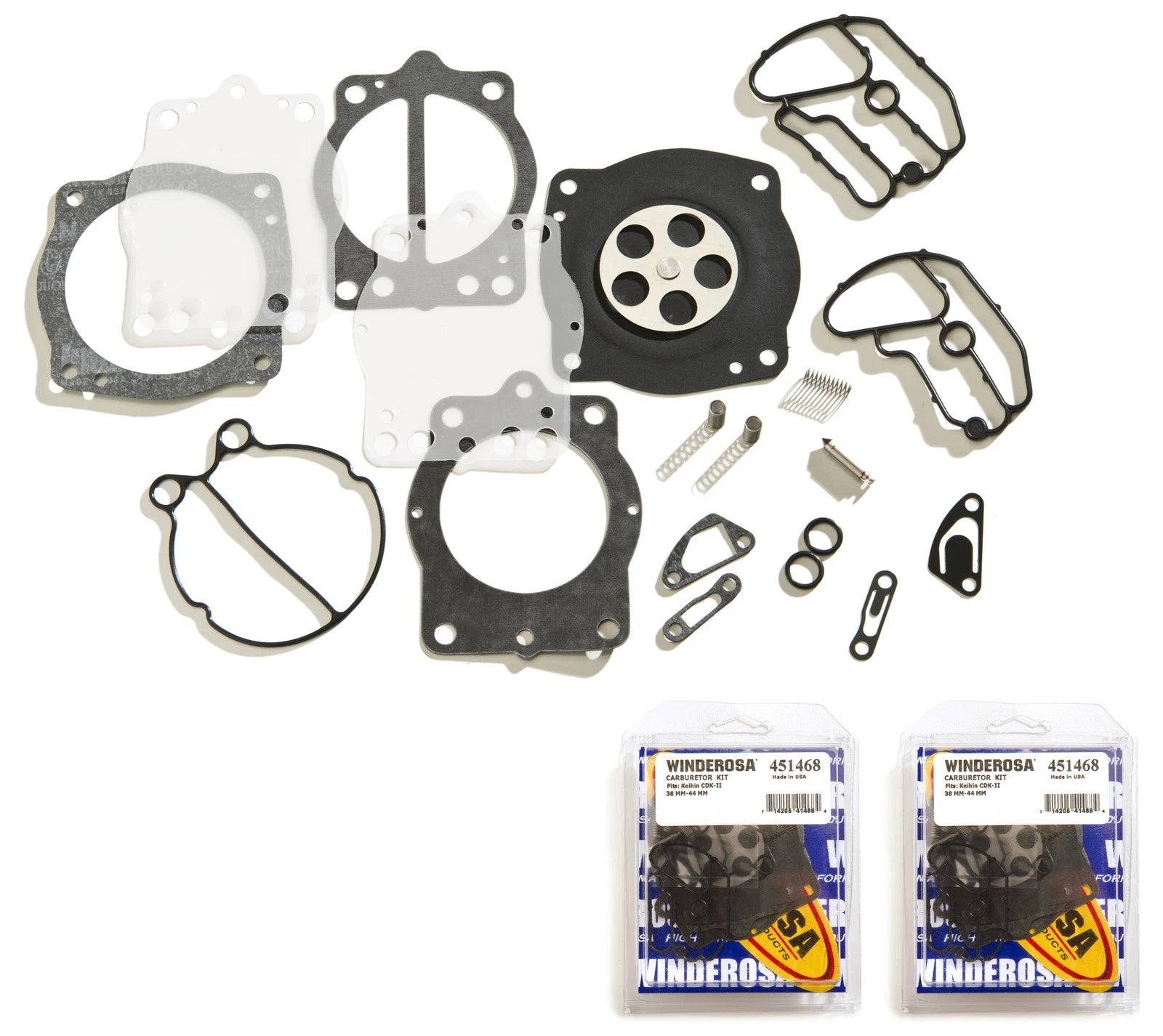 Keihin Dual Carburetor Rebuild Kit for Polaris Virage Freedom (1998–2000)