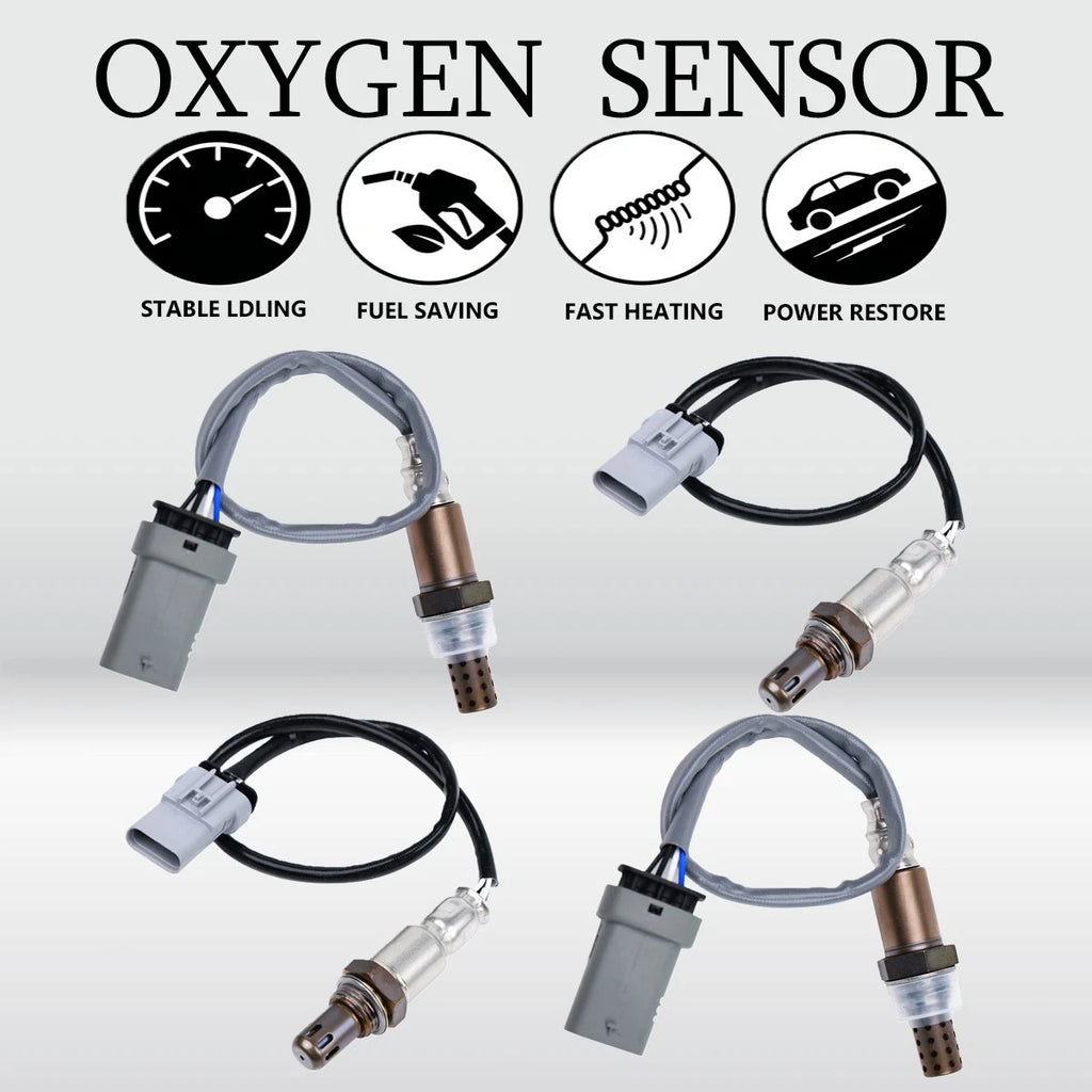 4X Oxygen Sensor for Chevy Silverado 1500 (2014–2017) 4.3L 5.3L 6.2L
