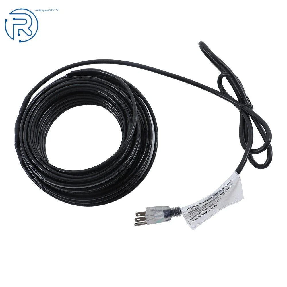 50 FT Heating Cable for Pipe Freeze Protection (120V)