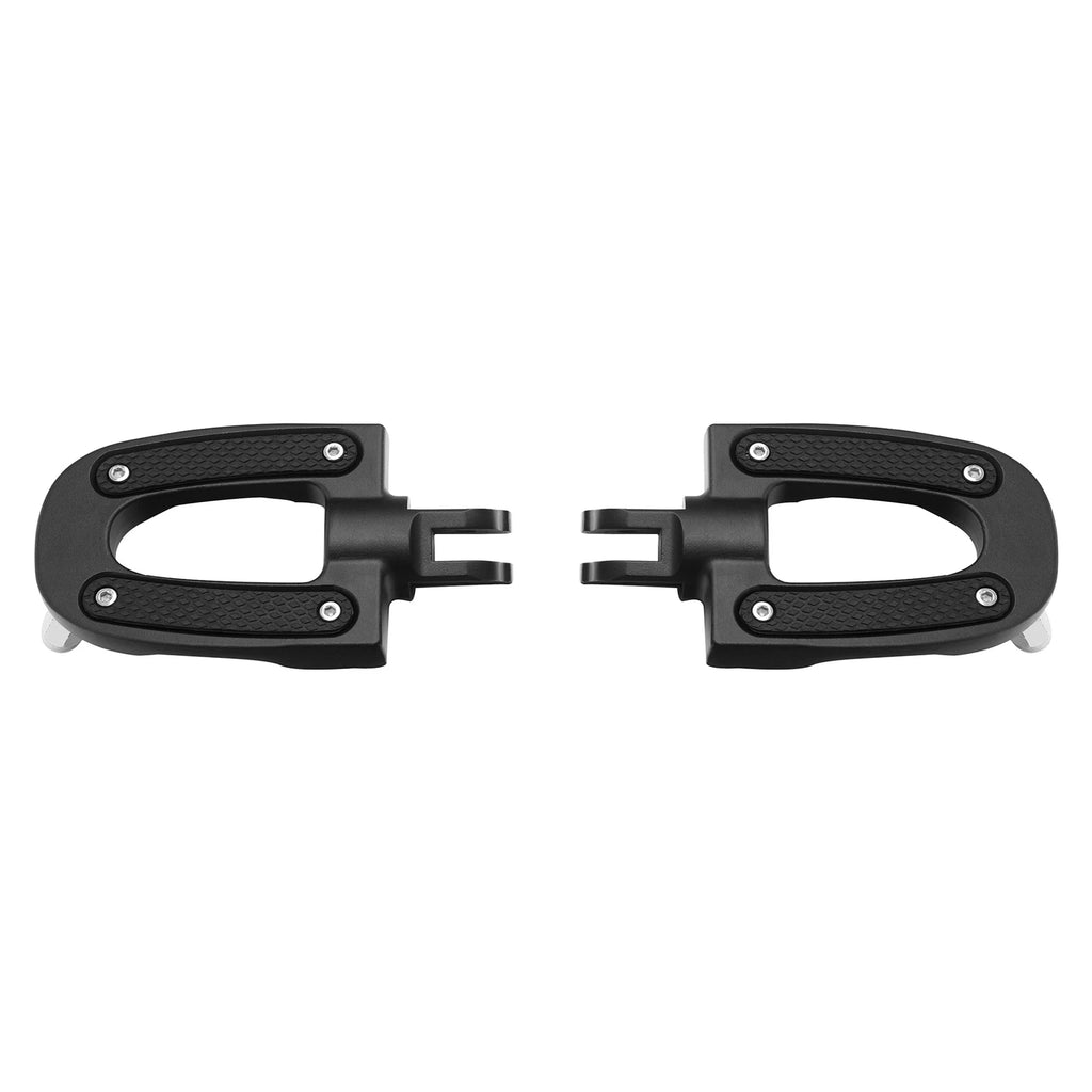Matt Black Footpegs with Bracket for Harley Softail (2018–2024)