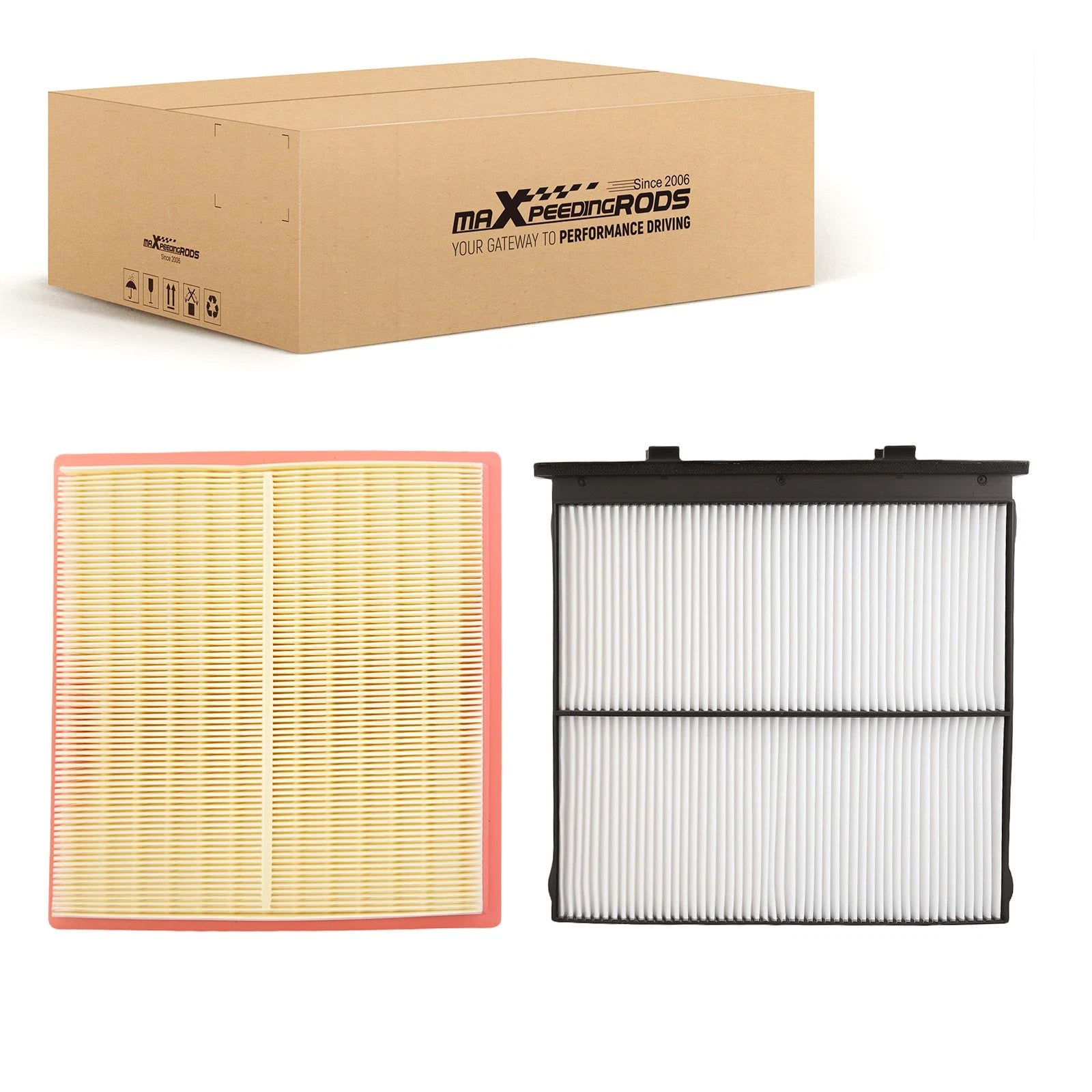 Set of 2 Engine Cabin Filters for Subaru WRX 2.4L (2022–2024) 16546AA16A CAF10039P