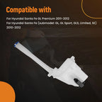 Washer Fluid Tank for Hyundai Santa Fe (2010–2012) 986202B600