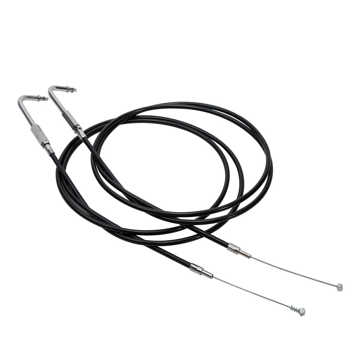 2X Throttle Cables for Harley Sportster XL 883 1200 (Custom)