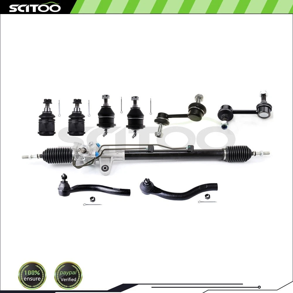 9Pcs Power Steering Rack & Pinion 26-2720 for Acura TSX (2004–2008)
