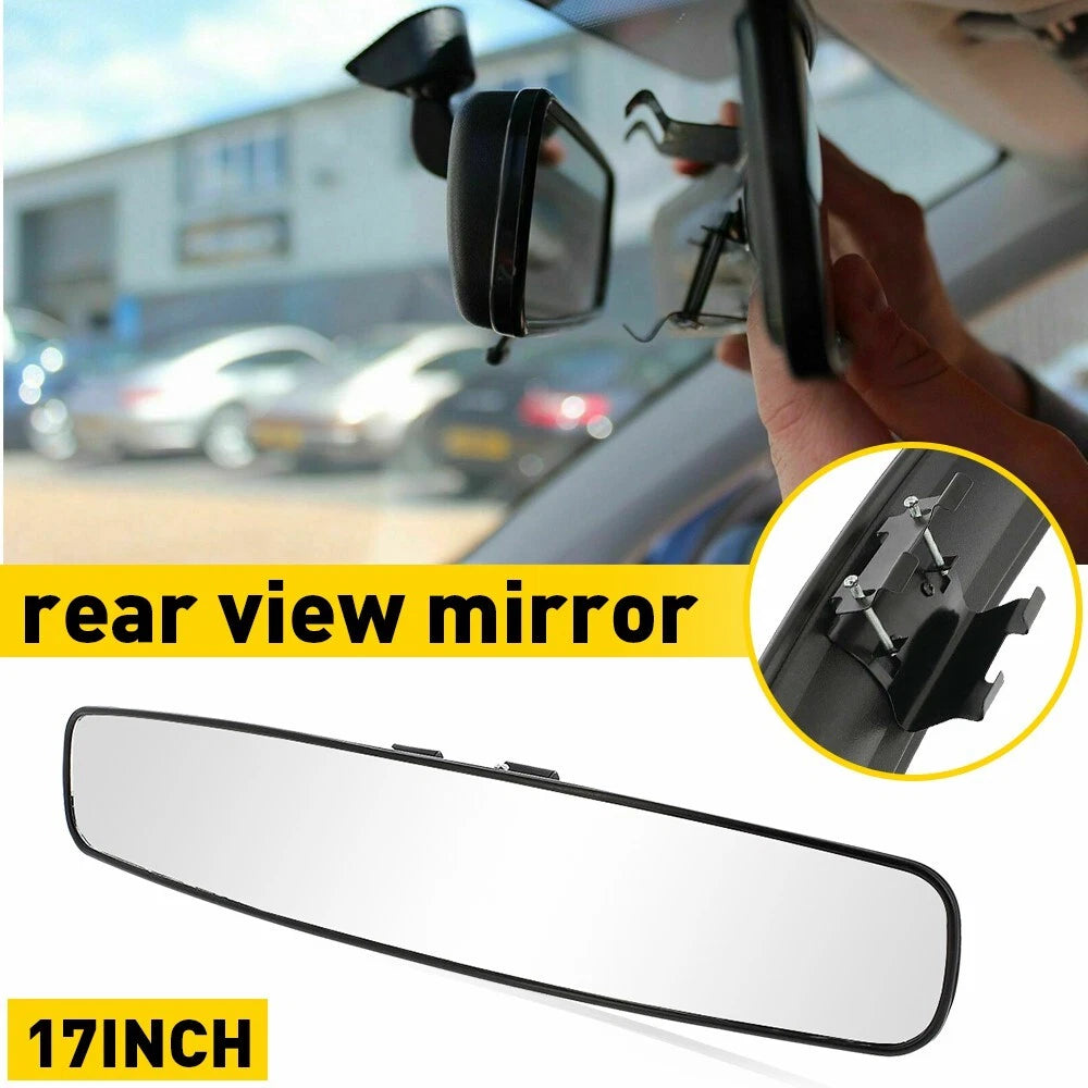 17-Inch Wide Angle Convex Rear View Mirror for Car Truck SUV