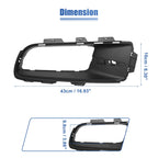 1 Pair Fog Light Grille Cover Trim for BMW X5 E70 (2007–2013) 51117172450 51117172449