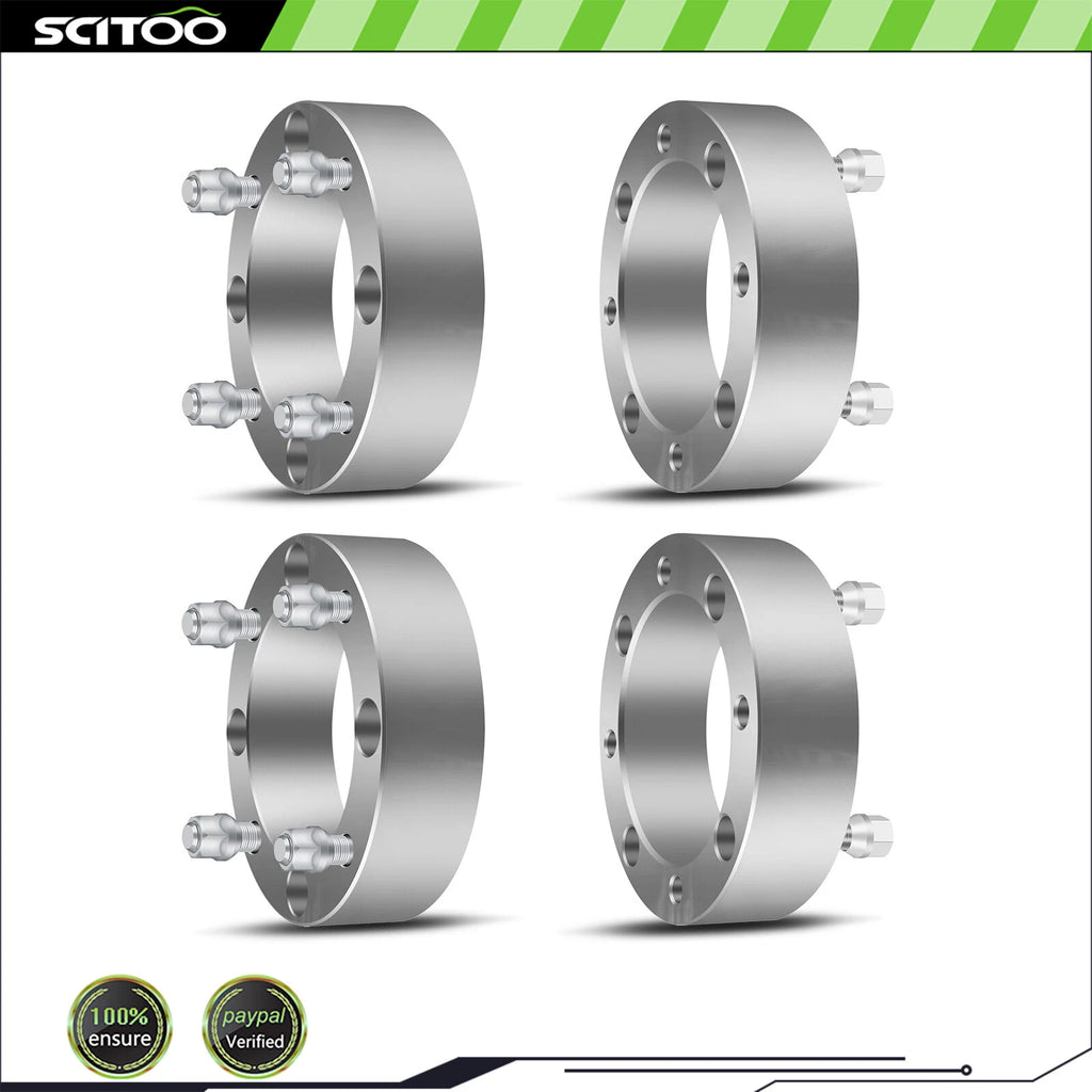 4X 4x156 2" ATV Wheel Spacers 12x1.5 Studs for Polaris Ranger RZR 900 (2015–2018)