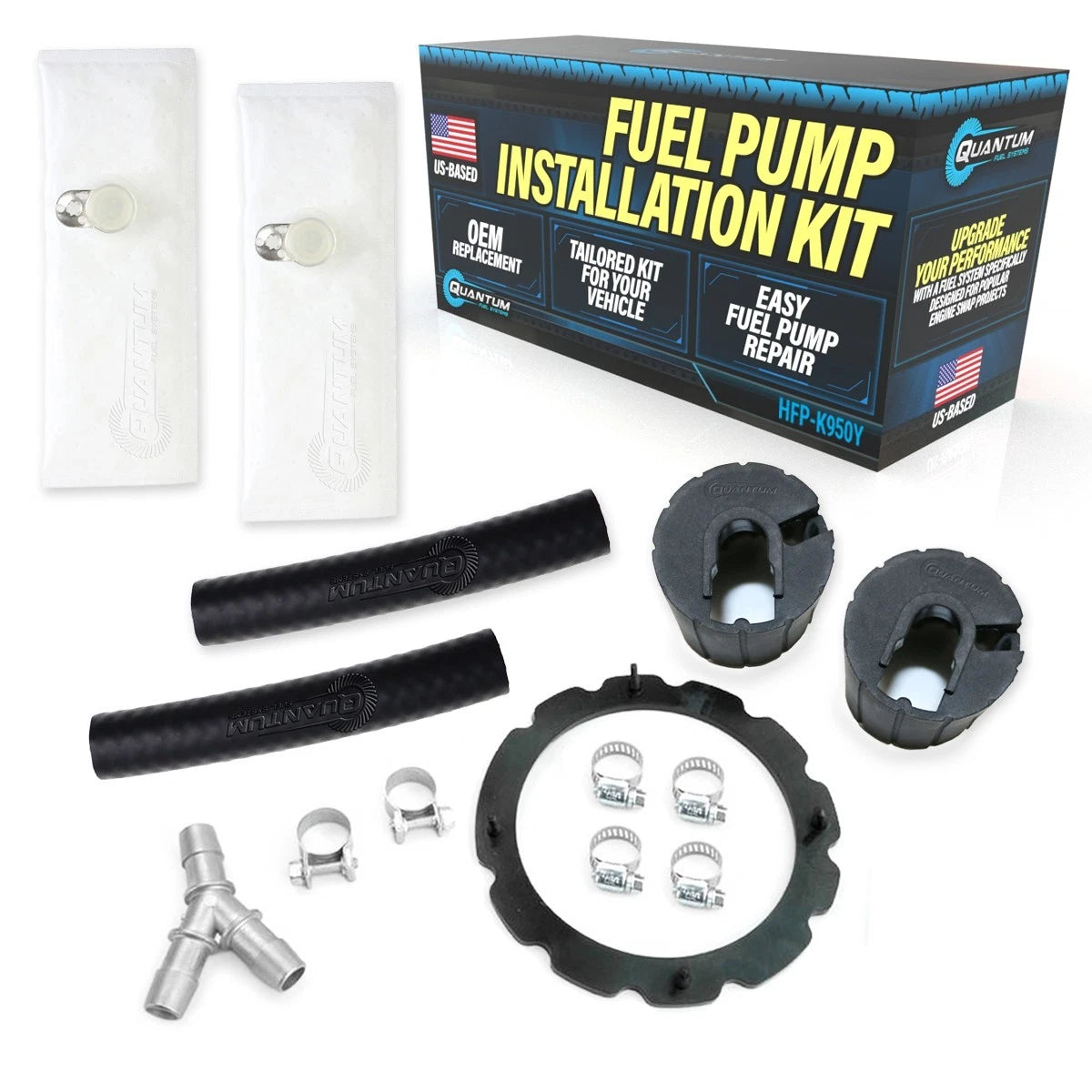 Dual Fuel Pump Install Kit for Ford F150 (1997–2000) 400-950 255LPH