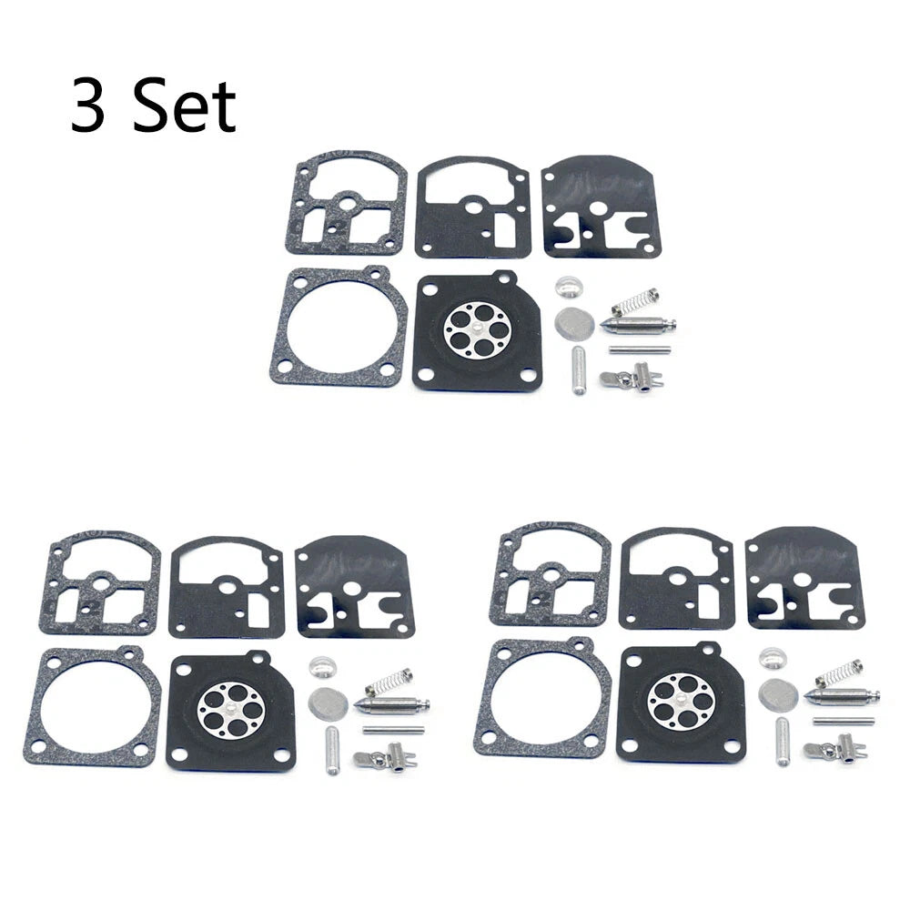 3X Carburetor Diaphragm Repair Kit for Zama RB-3 Homelite 330 Series (N/A)