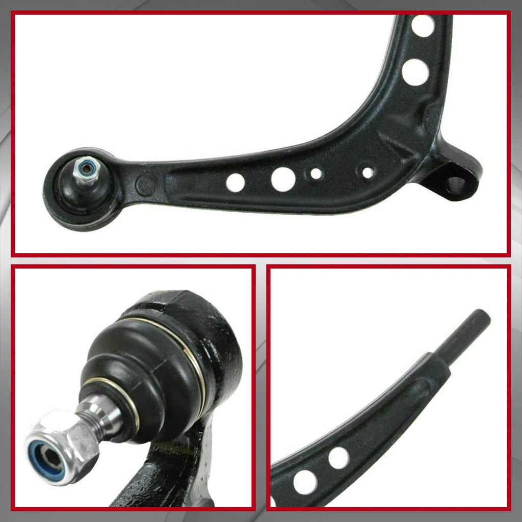 Set of 4 Front Lower Control Arms & Ball Joints for BMW E46 (1998-2006)