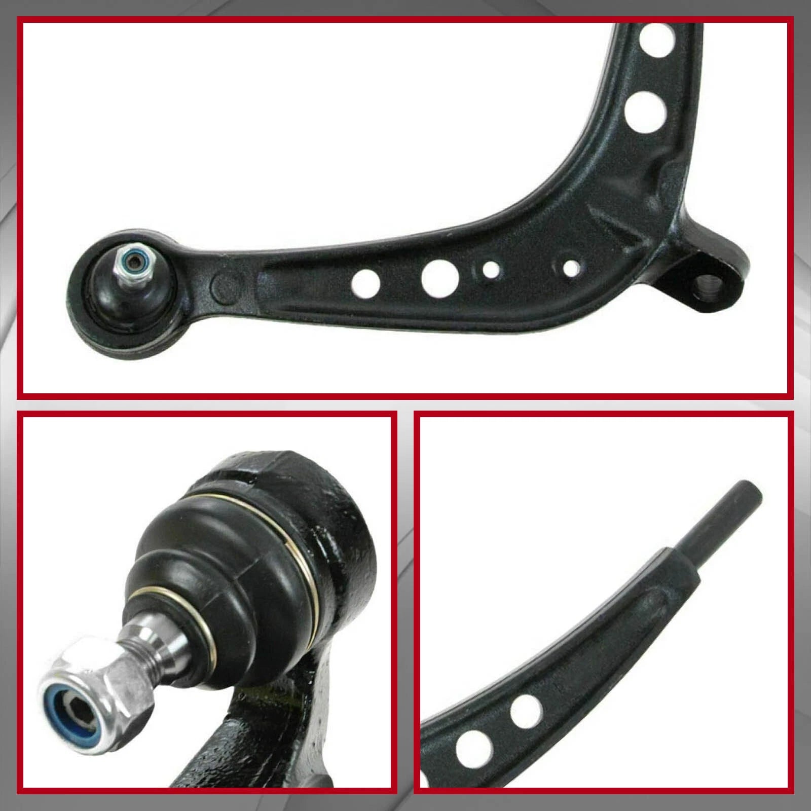Set of 4 Front Lower Control Arms & Ball Joints for BMW E46 (1998-2006)