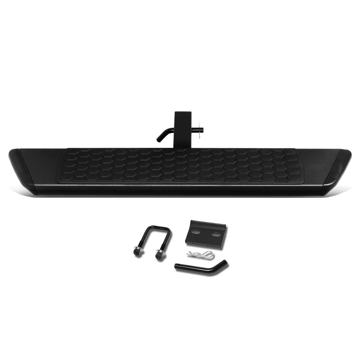 2" Receiver Rear Bumper Trailer Hitch Step Bar for Universal Fit (26"x5.5")