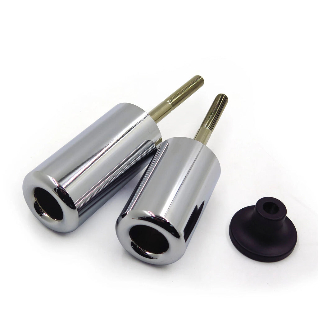 Chrome Frame Slider Crash Protector for Kawasaki Ninja ZX-6R (2005–2006)