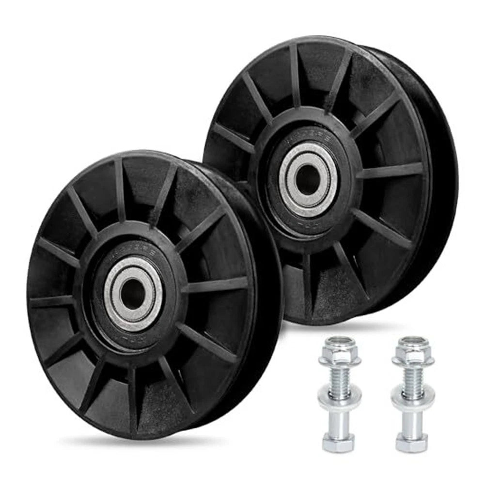 Drive Vgroove Idler Pulleys for Mower (Pair)
