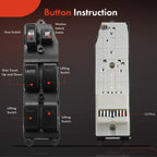 Front Left Power Window Switch for Toyota Camry 4Runner (84820-60090)