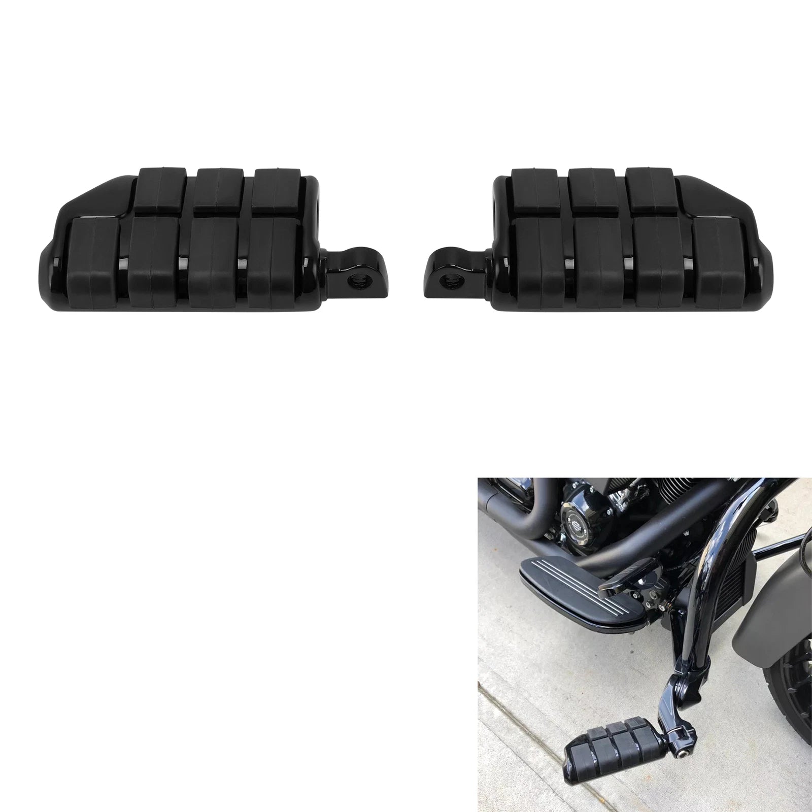 3/8" Male Mount Foot Pegs for Harley Touring Electra Glide (Universal)