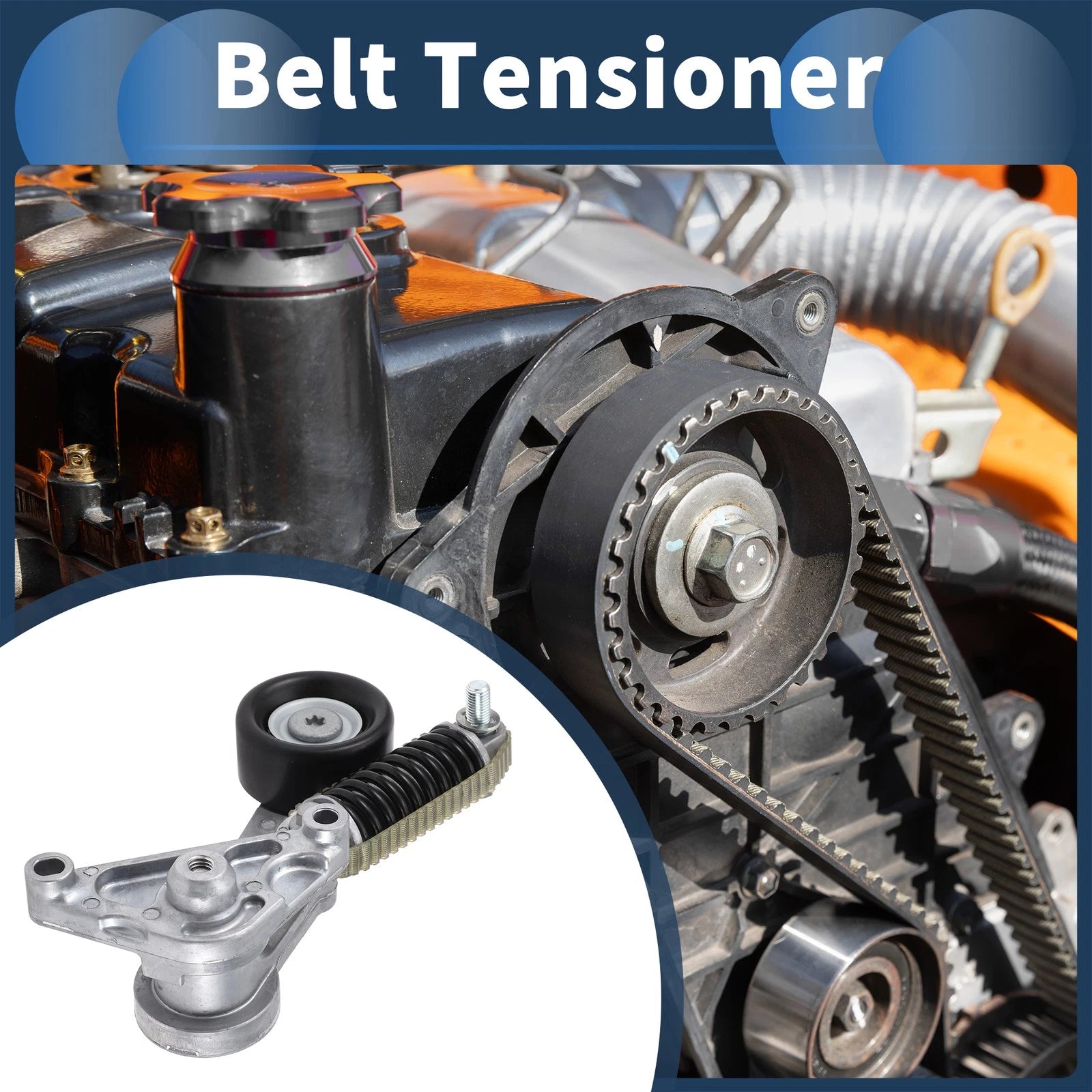Belt Tensioner for Hyundai Sonata 2.0L L4 (2016–2020) No. 252832E650 Metal