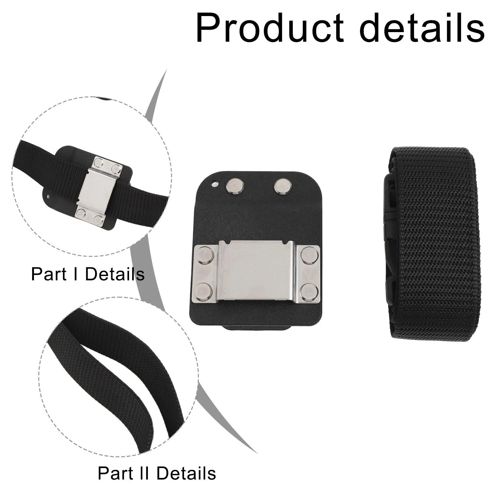 Tool Clip Holder for Drills & Impact Drivers (Compatible with 2 Inch Belts)