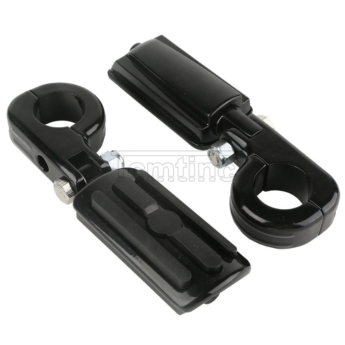 1 1/4" Engine Guards Highway Foot Pegs Mounting Clamps for Harley