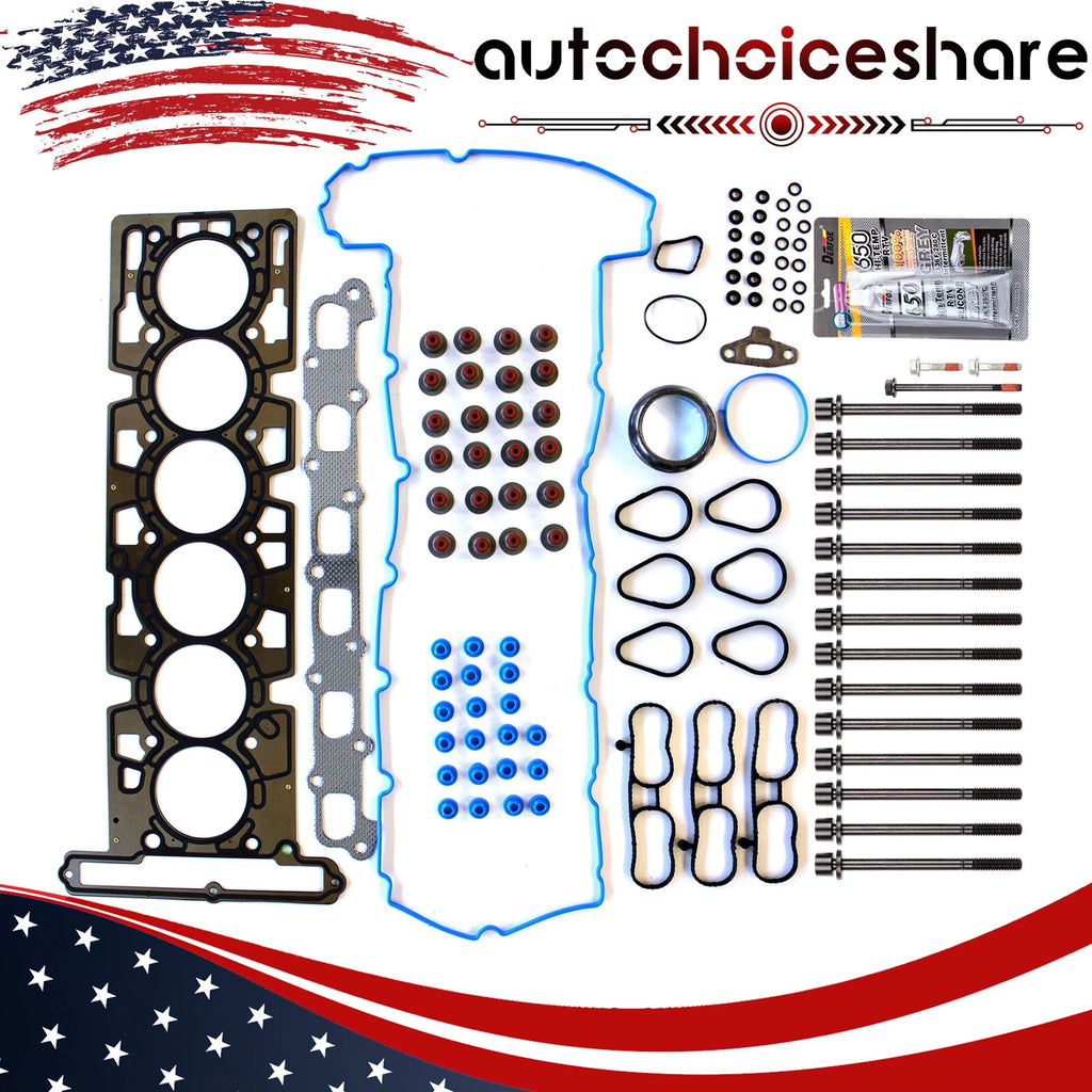 Head Gasket Bolts Set for GMC Envoy, Chevy Trailblazer, Buick Rainier (2002–2005)