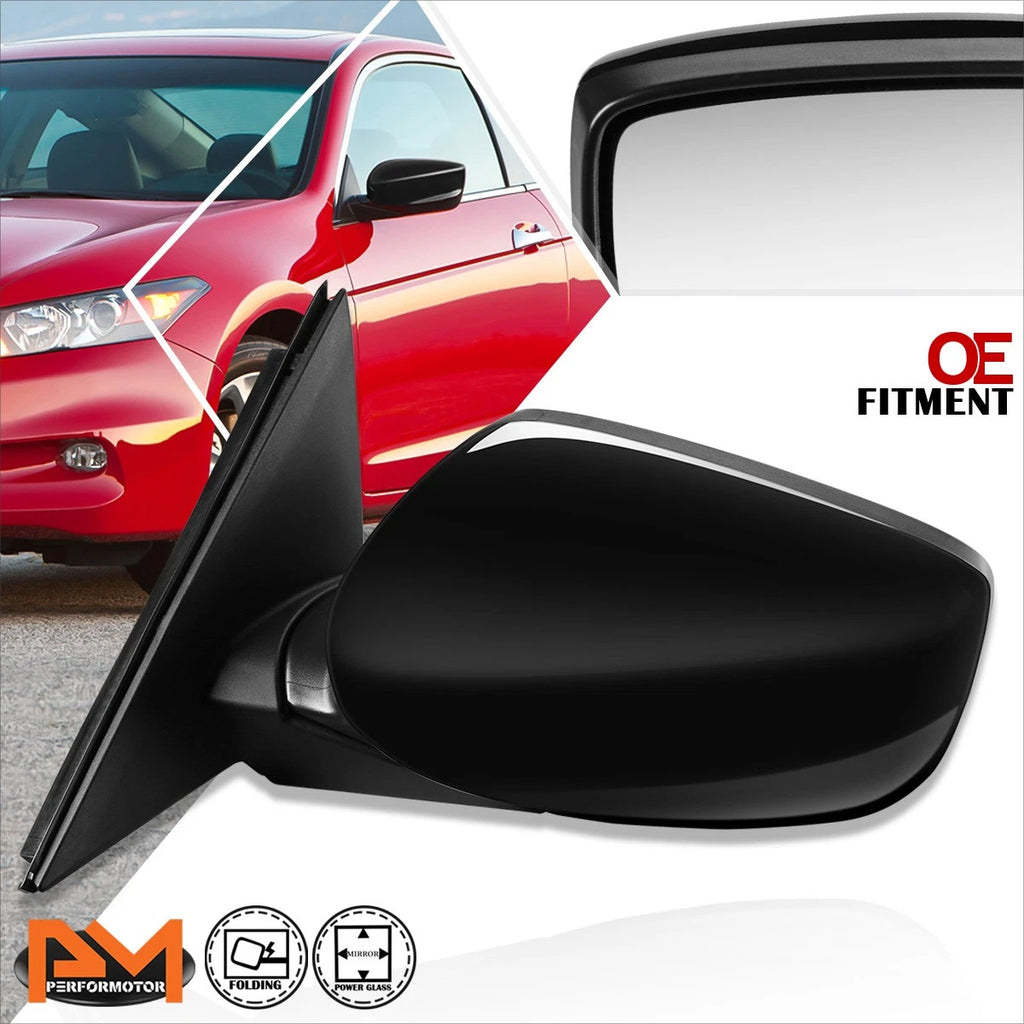 Power Adjust Side Rear View Door Mirror Left for Honda Accord 2Dr (2008–2012)