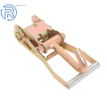 Set of 4 Wheel Lift Straps 2" Ratchets 3333 lbs Capacity