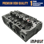 D722 Cylinder Head with Head Gasket Kit for Kubota Bobcat 316 320 322 (–)